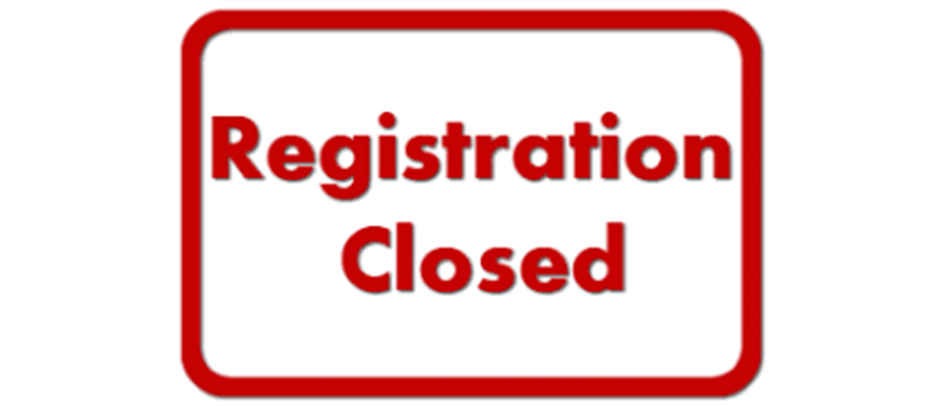 Sorry, registration is now closed